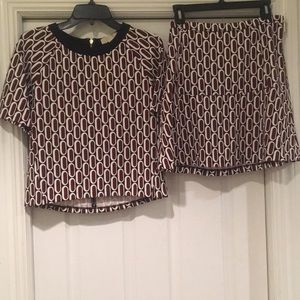 Michael Kors skirt and top